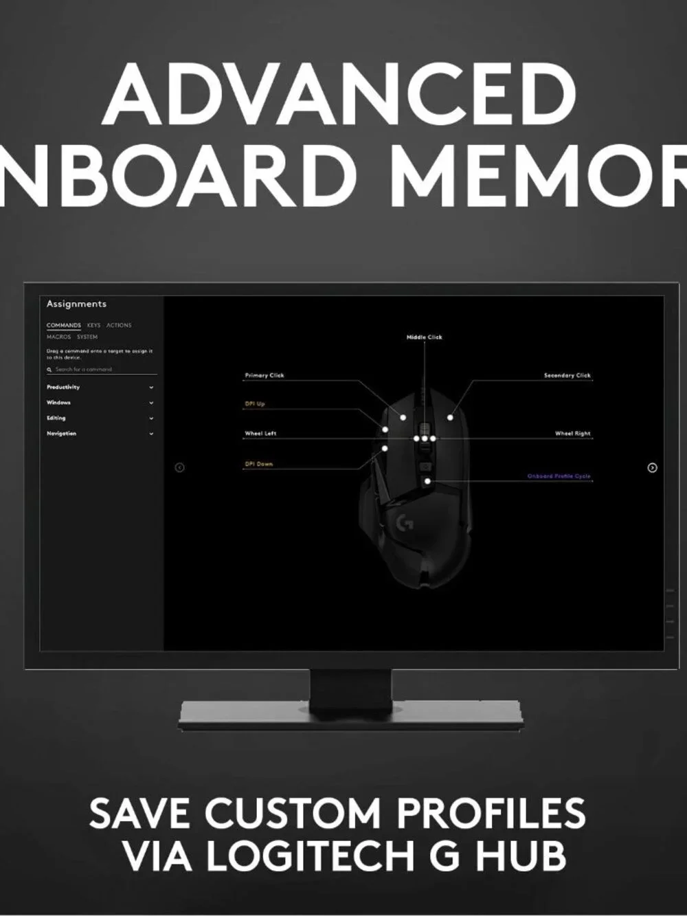 Logitech G502 Hero High Performance Wired Gaming Mouse Hero 25K Sensor RGB Black